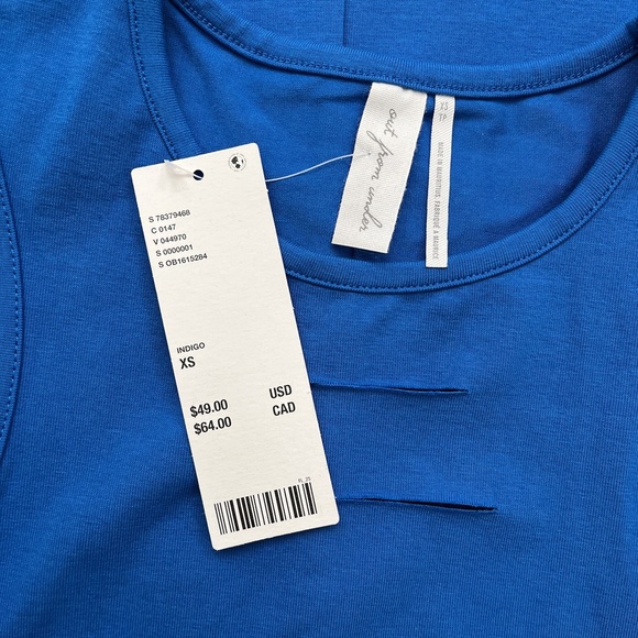 Urban Outfitters Slashed Mini Dress Blue XS - Picture 8 of 12